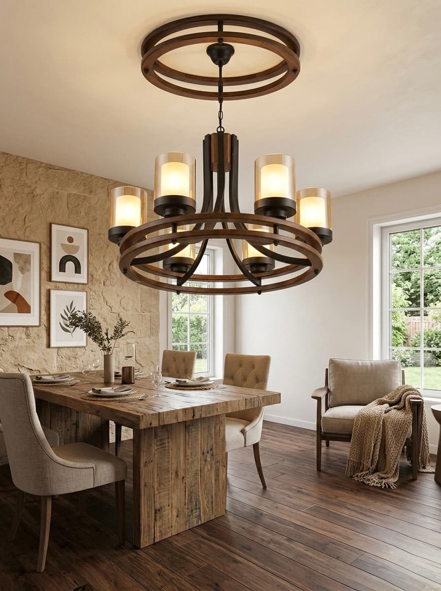 Taxta və qaralı çılçıraq