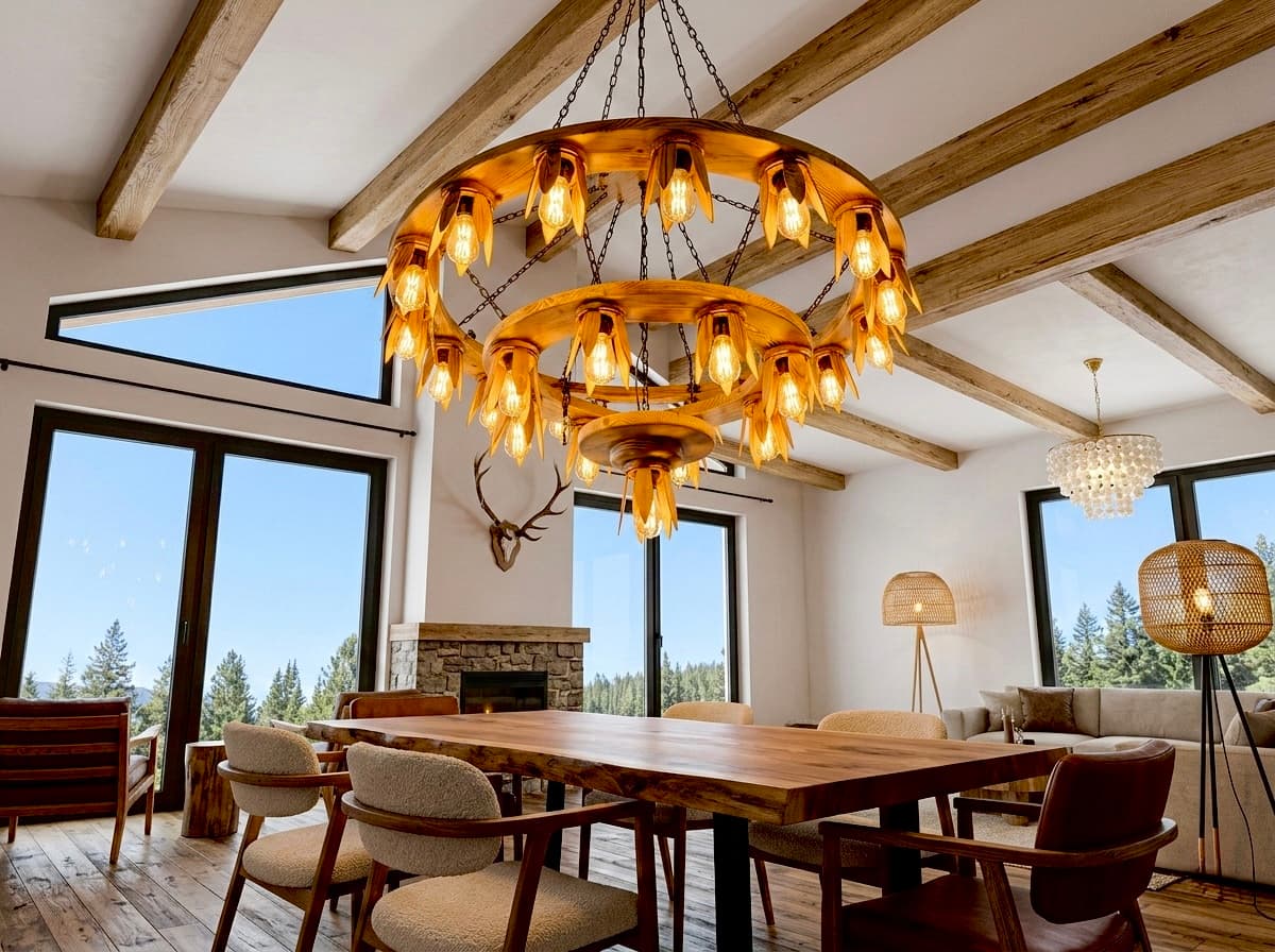 Taxta çılçıraq Əl işi